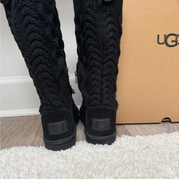 UGG Classic Cardi Knit Boots - Black(sold out on Uggs.com and Nordstrom) - Picture 5 of 9